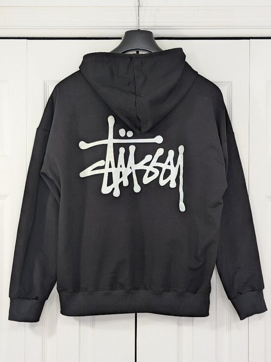 Stussy Other - Stussy Basic Black Hoodie Pullover